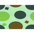 thumbnail image 1 of Ahgly Company Machine Washable Indoor Rectangle Transitional Light Green Area Rugs, 3' x 5', 1 of 7
