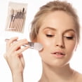 thumbnail image 5 of Personal Care Clearance!8pcs Mini Makeup Brush Set Foundation Powder Concealers Eye Shadows Blush Cosmetic Brushes With Storage Bag Small Size Portable For Home Office Travel Outdoor, Gifts for Women, 5 of 5