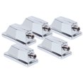thumbnail image 3 of 5Pcs Caisse Claire Crampons Crochet Rectangulaire Chromé Bass Pièces de Rechange Accessoires, 3 of 14
