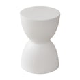 thumbnail image 1 of Siruishop Tabouret Rond pour les Pieds Tabouret Moderne pour Changer de Chaussures pour Chambre de Bébé Salon Salle de Jeux Blanc, 1 of 8
