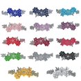 thumbnail image 1 of 1.75" Red Green Gray Black Navy Red Orange Fuchsia Pink Embroideed Trim By Yard, 1 of 1