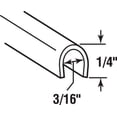 thumbnail image 2 of Prime-Line D 1579-C 1/4 x 48 In. Stainless Steel Sliding Patio Door Repair Track (2 Pack), 2 of 3