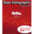 thumbnail image 2 of Siser Easyweed Holographic Vinyl 20 Inches by 1 Foot - Red, 2 of 4