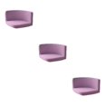 thumbnail image 2 of kurtrusly Trilateral Chair Covers Wide Application And Strong Elastic Chair Protection Made Easy Polyester Cover Chairs Decoration Light purple 3Set, 2 of 6