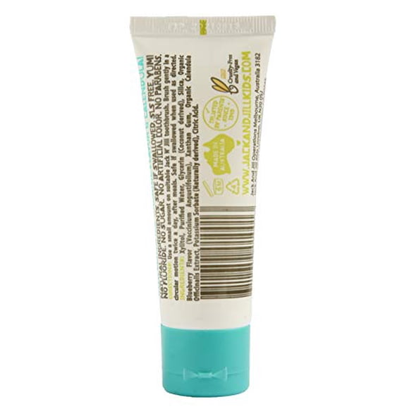 Jack N' Jill Natural Toothpaste Organic 50g Set of 3 - Blueberry