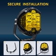 thumbnail image 4 of Amdohai 2Pcs 5inch LED Work Light Pods Spot Flood Combo Beam Fog Lamp Offroad Driving Light, 4 of 8