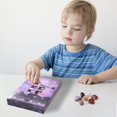 thumbnail image 2 of Purple Christmas Advent Calendar 24 Doors Natural Crystal Agate Collection Educational Countdown Holiday Gift For Kids Science Learning Party Favor Mineral Toy Classroom Reward 0.68Lb, 2 of 5