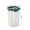 thumbnail image 3 of DcGZvy Containers for Food Storage, Clear Canisters with Lids Rice Storage, Sealed Cans Kitchen Pantry Organizers(1300ml), 3 of 9