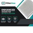thumbnail image 3 of Lot de 2 FilterMee Filtre à Graisse pour Micro-Ondes de Marque Compatible avec Samsung ME19R7041FS, 3 of 5