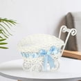 thumbnail image 4 of Imitation Vines Weaving Basket - Small Cart Sugars And Fruit Basket - Multi Functional Storage Basket - Home/Wedding Decoration, 4 of 6