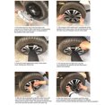 thumbnail image 3 of 15in Wheel Hubcap, Easy Installation Sporty Black Universal Fit 4PCS Wheel Rim Protector  for Cars, 3 of 7
