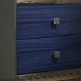thumbnail image 2 of Zara Nightstand w 2 Drawers- Crystal Knobs, 2 of 6