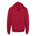 thumbnail image 2 of American Apparel Flex Fleece Unisex Full-Zip Hoodie, 2XL, Cranberry, 2 of 2