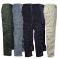 thumbnail image 4 of Men Pants Man Stretchy Summer Cargo Combat 7 Pockets Lightweight Work Pants, 4 of 5