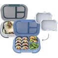 thumbnail image 1 of Bentgo (2-Pack) Chill Max Lunch Box Mixed Colour - Included Ice Pack Keeps Food Cold; 5-Cup Capacity for Adults&Ages 8+, 3 or 4 Compartment Bento Box, BPA-Free, Dishwasher Safe (Fog & Deep Teal/Blue), 1 of 7