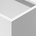 thumbnail image 4 of Veradek Block Series Jardinière Longue Moyenne en Plastique - Blanc, 4 of 5