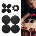 thumbnail image 4 of 16Pcs/Box Hot Spa Black Basalt Circle Oval Shape Stone Essential Oil Volcanic Massage, 4 of 14