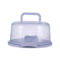 thumbnail image 2 of Cake Container with Lid Cover Handle Accs Cake Storage Container for Dessert Blue, 2 of 8