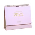 thumbnail image 2 of Meitianfacai 2025 Mini Desk Calendar Mini Standing Calendar 2025 Flip Calendar For Desk 2025 Standing Flip Desktop Calendar Desk Calendar Planner Office Calendar For Home, Pink, 2 of 6