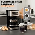 thumbnail image 4 of REVOTRA 12-Cup Programmable Coffee Maker, Regular & Strong Brew Drip Coffee Machine, 1-4 Cup and Ice Coffee Setting, 24H Timer, Auto Shut-Off, Keep Warm,, 4 of 8
