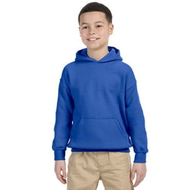 Youth Heavy Blendâ„¢ 13.3 oz./lin. yd., 50/50 Hood - RED - L