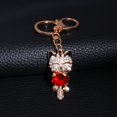 thumbnail image 4 of Keychain, Pendant Purse Bag Key Chain Key Holder 3D Rhinestone  Keyring Cute Key  Bracelet Keychain Gift For Kids Girls, 4 of 5