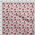 thumbnail image 4 of oneOone Polyester Spandex Dark Rose Brown Fabric Earth Fabric For Sewing Printed Craft Fabric By The Yard 56 Inch Wide, 4 of 4