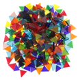 thumbnail image 1 of simhoa 160g Mosaic Tiles Stained Glass - Assorted Colors Transparent Mosaic Glass Tiles 14mm, 1 of 8