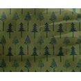 thumbnail image 4 of oneOone Georgette Viscose Fabric Floral & Flying Swan Block Print Fabric BTY 42 Inch Wide, 4 of 4