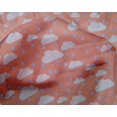 thumbnail image 4 of oneOone Silk Tabby Fabric Raindrop & Clouds Nature Fabric Prints by Yard 42 Inch Wide, 4 of 4