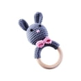 thumbnail image 4 of Cartoon Knitting, Hand Crochet Weaving, Ringing Bell, Wooden Ring, the Bell Inside Can Make A Sound, 4 of 4