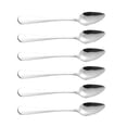 thumbnail image 2 of Iodue Tableware Serrated Edge 6PC Spoon Thick Spoon Stainless Dessert Kitchen，Dining & Bar, 2 of 4