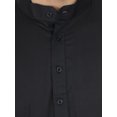 thumbnail image 3 of SKAVIJ Hommes Kurta Pyjama Ensemble Coton à Manches Longues Robe de Yoga du Soir Black XXL, 3 of 6