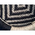 thumbnail image 2 of Natural Geo Moray Accent Stool (Set of 2) - Handwoven Black Diamond, 2 of 4