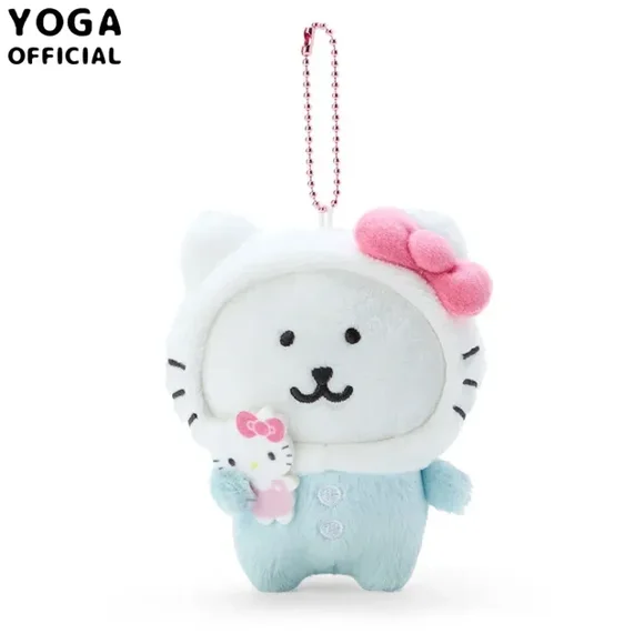Self Deprecating Bear Chikawas Usagis My Melody Cinnamoroll Sanrio Peluche Poupée Sac Pendentif Anime Kawaii Dessin Animé Cadeau