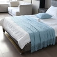 thumbnail image 4 of TopLLC Couverture Jetée, Couverture Jetée pour Canapé Couverture Douce Couverture Tricotée Couverture à Franges Couverture de Sofa Couverture de Sommeil 180x130cm Couverture Douce, 4 of 6