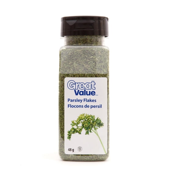 Flocons de persil de Great Value
