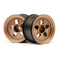 thumbnail image 1 of HPI Racing HPI116536 52 x 31 mm Tarmac R40 Bronze Wheel with 15 mm Offset, 2 Piece, 1 of 1