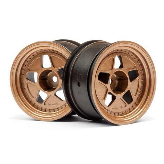 HPI Racing HPI116536 52 x 31 mm Tarmac R40 Bronze Wheel with 15 mm Offset, 2 Piece
