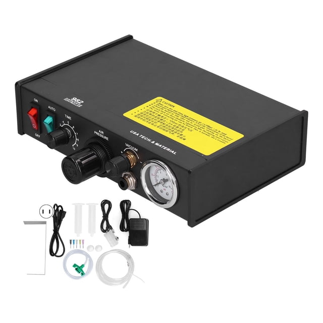 Distributeur de Colle Semi-Automatique, Machine de Distribution de Colle en Alliage d'Aluminium Professionnel pour Fabrication Industrielle AC110V Prise US