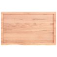 thumbnail image 2 of vidaXL Table Top Light Brown 100x60x(2-4) cm Treated Solid Wood Oak, 2 of 5