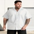 thumbnail image 1 of Chemise Classique à Manches Courtes pour Hommes Grande Taille Confort Signature Flex, 1 of 4