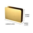 thumbnail image 1 of Birdeem Porte-Serviettes Vertical Plaqué Or en Acier Inoxydable, 1 of 1