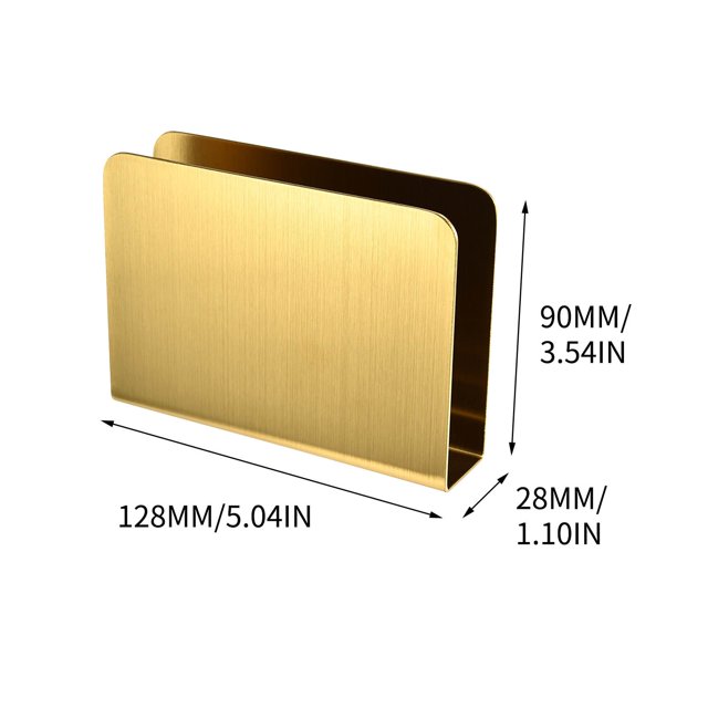 Birdeem Porte-Serviettes Vertical Plaqué Or en Acier Inoxydable