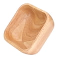 thumbnail image 3 of Rubber Wood Salad Bowl Handcrafted Exquisite Square Bowl For Party Family Gathering, 3 of 8
