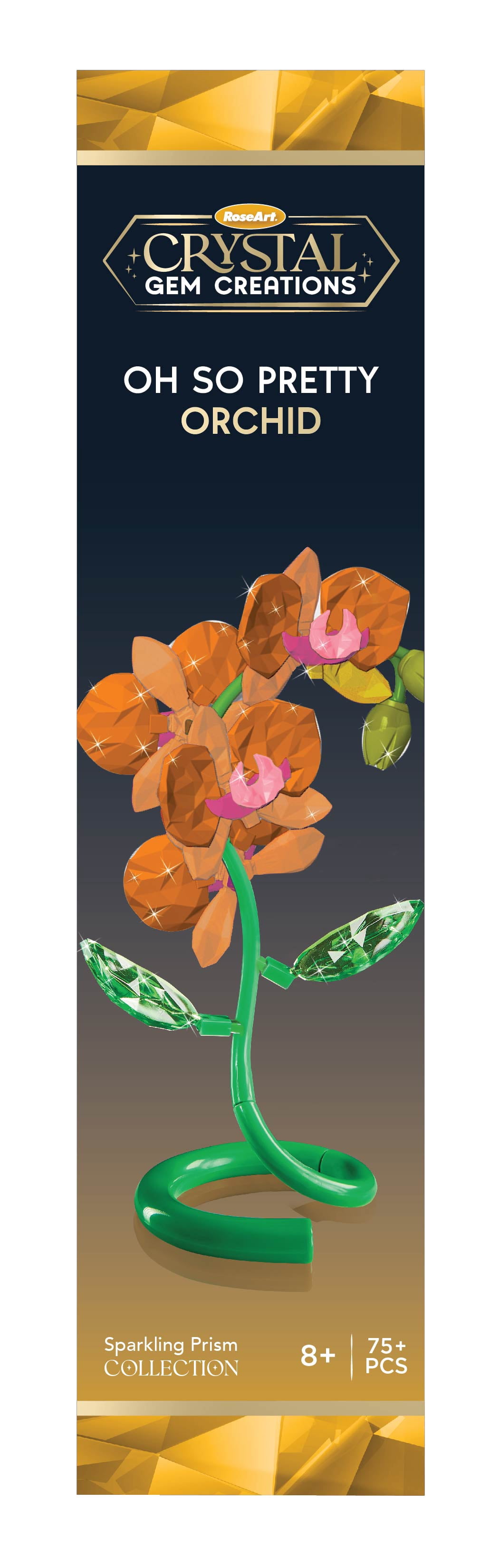 Crystal Gem Creations Oh So Pretty Orchid Kit by RoseArt, 75+