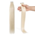thumbnail image 2 of Tape in Human Hair Extensions Highlight Balayage Straight Hair, 2 of 6
