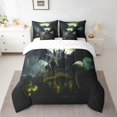 thumbnail image 2 of YST 7Pcs Dinosaur Comforter Set, 3D Wild Dinosaur Bedding for Kids, Full Size, 2 of 5