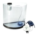 thumbnail image 2 of GloFish 3 Gallon Aquarium Kit with LED Bubbler, Fish Tank Starter Kit with Filter, Air Pump and Lighting, 2 of 9