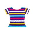 thumbnail image 4 of Robe Fille Rayée Colorée en Coton Extensible Robe d'Été Scolaire 4 Ans, 4 of 4